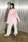 Oversized Long Sleeve T-shirt ARSC with Red Logo 30x30cm in Light Pink #1