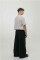 Basic Mid Rise Loose Barrel Leg Unisex Sweatpants SS in Black #9
