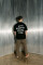 Oversized T-shirt ARSC With White Logo 37х37сm in Black #1