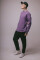 Basic Oversized Sweatshirt Drop in Violet #3
