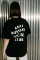 Oversized Tshirt ARSC With White Logo 30х30сm in Black