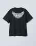 Oversized T-Shirt BLACKWING ONE-EYED x Black Wing in Black