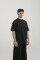 Basic Oversized T-shirt Spirit Rude in Black #4