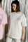 Oversized T-shirt Purr Mini Hearts 9x9cm х kotastiia in Ivory #4