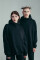 Basic Superoversized Hoodie Cult Without Fleece in Black #6
