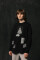 Oversized Sweatshirt With Patches Burnbabyburn in Black