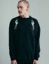Oversized Sweatshirt Blessing in Black