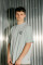 Oversized T-shirt ARSC With Black Logo 7х7сm in Light Olive #4