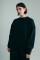 Basic Oversized Sweatshirt Luna in Black #2