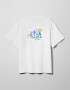 Oversized T-Shirt x Oleksii Demianiuk Be Powerful in White