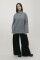 Basic Oversized Long Sleeve T-shirt Spirit Rude in Gray Olive #6
