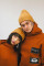 Coarse Knitted Beanie Hill in Camel #2