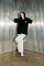 Oversized Tshirt ARSC With White Logo 30х30сm in Black #2