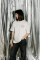 Oversized T-shirt Purr Mini Hearts х kotastiia in Ivory #6
