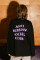 Oversized Long Sleeve T-shirt ARSC with Lilac Logo 30x30cm in Black
