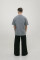 Basic Oversized T-shirt Spirit Rude in Gray Olive #1