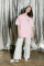 Oversized T-shirt Purr Heart х kotastiia in Light Pink #3