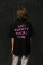 Oversized T-shirt ARSC With Pink Logo 30x30cm in Black
