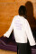 Oversized Long Sleeve T-shirt ARSC with Lilac Logo 30x30cm in White