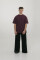 Basic Oversized T-shirt Spirit Rude in Marsala #2