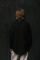 Basic Oversized Long Sleeve T-shirt Drop in Black #5
