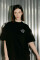 Oversized Tshirt ARSC With White Logo 30х30сm in Black #4