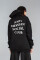 Superoversized hoodie ARSC with white logo 30x30cm in black #6
