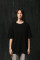 Basic Oversized T-shirt Idol in Deep Black #2