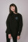 Oversized sweatshirt ARSC with blue logo 30х30сm in black #2