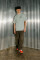 Oversized T-shirt ARSC With Black Logo 30х30сm in Light Olive #3