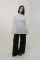 Basic Oversized Long Sleeve T-shirt Spirit Rude in Ivory #6