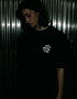Oversized T-shirt ARSC With Reflective Logo 7x7cm in Black
