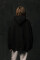 Basic Oversized Hoodie Mood in Black #1