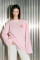 Oversized Long Sleeve T-shirt ARSC with Red Logo 30x30cm in Light Pink #4