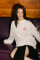Oversized Long Sleeve T-shirt ARSC with Red Logo 30x30cm in White #4