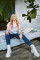 Oversized T-Shirt x Oleksii Demianiuk Be Powerful in White #1