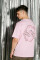 Oversized T-shirt Purr Tiger х kotastiia in Light Pink