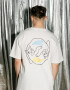 Oversized T-shirt Purr Heart UA х kotastiia in Ivory
