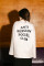 Oversized Long Sleeve T-shirt ARSC with Black Logo 30x30cm in White #1