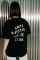Oversized T-shirt ARSC With Reflective Logo 30x30cm in Black #2