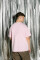 Oversized T-shirt Purr Heart 9x9cm х kotastiia in Light Pink #2