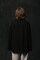 Basic Oversized Long Sleeve T-shirt Spirit Rude in Black #1