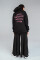 Superoversized hoodie ARSC with pink logo 30x30cm in black #4