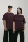 Basic Oversized T-shirt Spirit Rude in Marsala #8