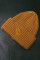 Coarse Knitted Beanie Hill in Camel