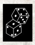Patch Dice 5,5х7cm (2.2x2.8in)