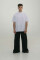 Basic Oversized T-shirt Spirit Rude in White #3
