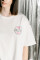 Oversized T-shirt Purr Heart х kotastiia in Ivory #1