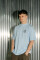 Oversized T-shirt ARSC With Black Logo 30х30сm in Light Blue #5