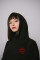 Superoversized hoodie ARSC with red logo 7х7cm in black #7